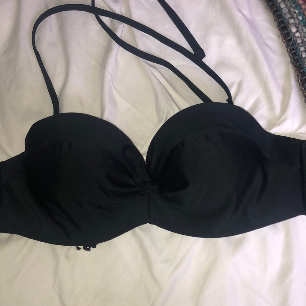 Black bikini top